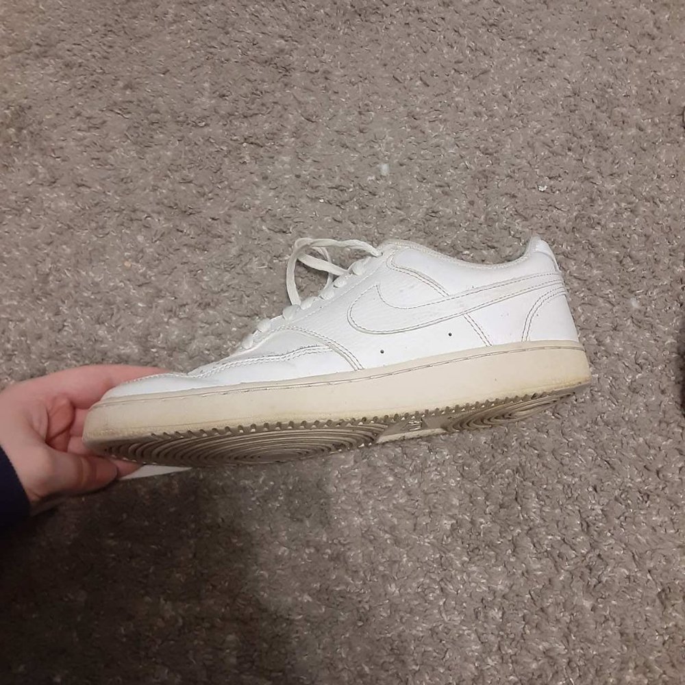 Women's Size 8 Nike Court Vision White Low - Picture 7 of 16